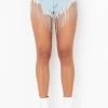 FIESTA RHINESTONE DENIM SHORTS