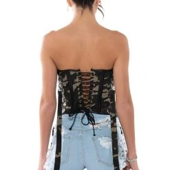 FINESSE BADDIE CORSET -helmut shop finesse baddie corset green multi 5 5