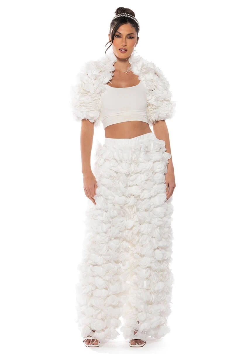 FLOWER HALF JACKET SHRUG 5 FLOWER HALF JACKET SHRUG - Image 3