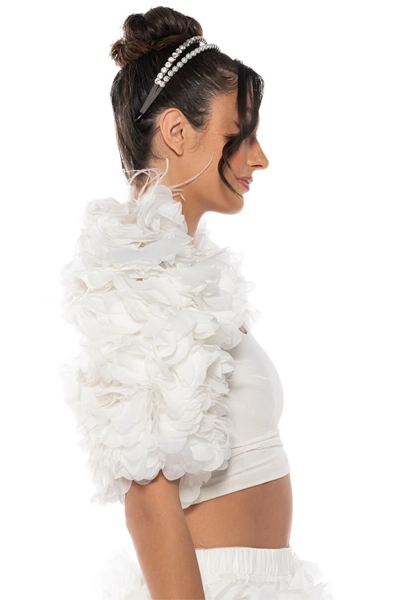 FLOWER HALF JACKET SHRUG 6 FLOWER HALF JACKET SHRUG - Image 4