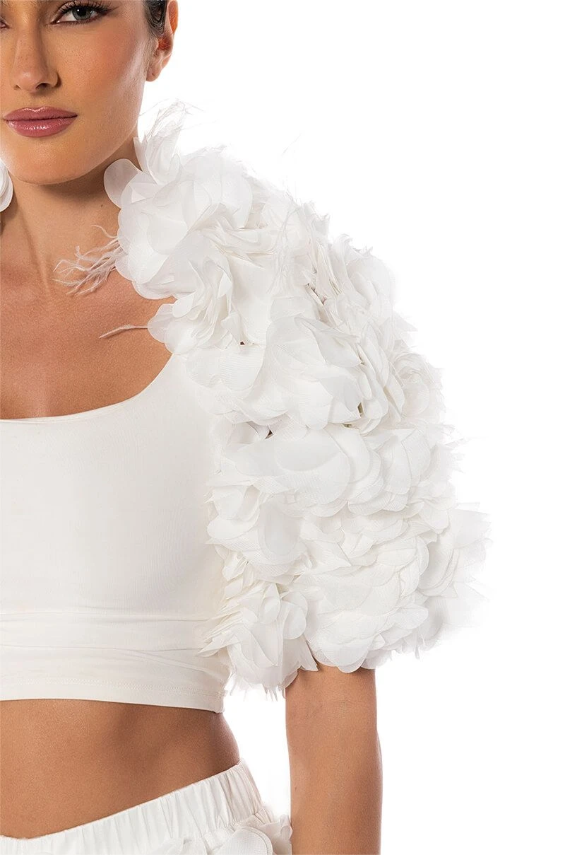 FLOWER HALF JACKET SHRUG 8 FLOWER HALF JACKET SHRUG - Image 6