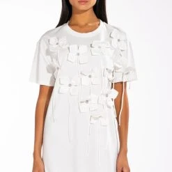 FLOWER POWER TSHIRT -helmut shop flower power tshirt white 3 3