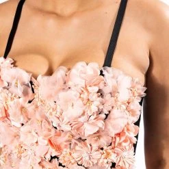FULL BLOOM FLORAL CROP TOP -helmut shop full bloom floral crop top light pink 8 8 c1