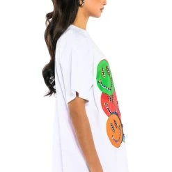 FUN FOR YOU T SHIRT 13 FUN FOR YOU T SHIRT -helmut shop fun for you t shirt white multi 5 5