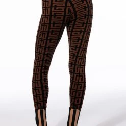 GET IN LINE SWEATER LEGGING -helmut shop get in line sweater legging black multi 5 5