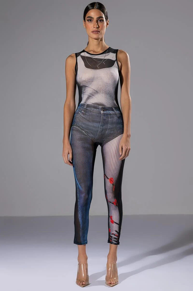 GHOSTING YOU SLEEVELESS CATSUIT 5 GHOSTING YOU SLEEVELESS CATSUIT - Image 3