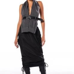 GIOVANNA MULTI WEAR TOP -helmut shop giovanna multi wear top charcoal grey 11 11