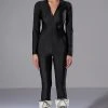 GIVE YOU A CHANCE ZIP UP CATSUIT