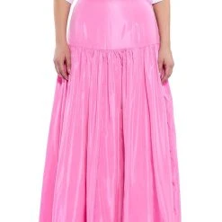 GO TO TOWN MAXI SKIRT -helmut shop go to town maxi skirt pink 1 1 c1