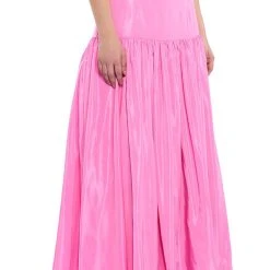 GO TO TOWN MAXI SKIRT -helmut shop go to town maxi skirt pink 2 2 c1