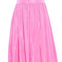 GO TO TOWN MAXI SKIRT -helmut shop go to town maxi skirt pink 7 7 c1