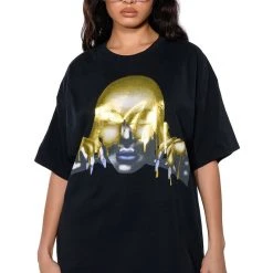 GOLD FOIL GRAPHIC TEE