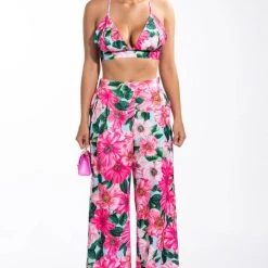 GOOD TO ME FLORAL BRALETTE -helmut shop good to me floral bralette pink 7 7