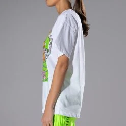 HAPPY FACE GRAPHIC TSHIRT -helmut shop happy face graphic tshirt white 4 4