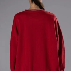 HARVARD OVERSIZED SWEATSHIRT -helmut shop harvard oversized sweatshirt red 5 5