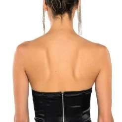 HEART ON FOR YOU CORSET TOP -helmut shop heart on for you corset top black multi 8 8