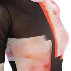 HEAT OF THE MOMENT MESH PRINT BODYSUIT -helmut shop heat of the moment mesh print bodysuit multi 7 7