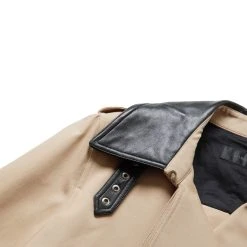 Helmut Lang CROPPED TRENCH -helmut shop helmutlangCROPPEDTRENCH.COTTOSANDSTORM E9FSM06HW102 4