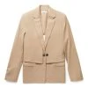 Helmut Lang CUT-OUT BLAZER -helmut shop helmutlangCUTOUTBLAZERTAUPE0M09HW104 1