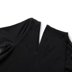 Helmut Lang SLASH MODAL T-SHIRT -helmut shop helmutlangSLASHT.MACROMODALBLACK 001XSM06HW514 3