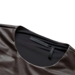 Helmut Lang TWIST SHORT SLEEVE DRESS -helmut shop helmutlangTWISTSSDRESS.STRFWINE H15XSM06HW606 4