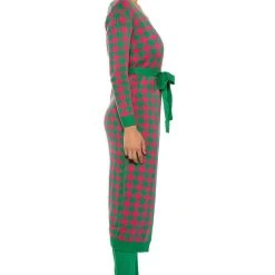 HIGHER LOVE FULL LENGTH CARDIGAN -helmut shop higher love full length cardigan pink multi 4 4 c1