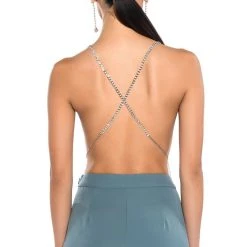 HOLD ME RHINESTONE BRA TOP -helmut shop hold me rhinestone bra top silver 5 5