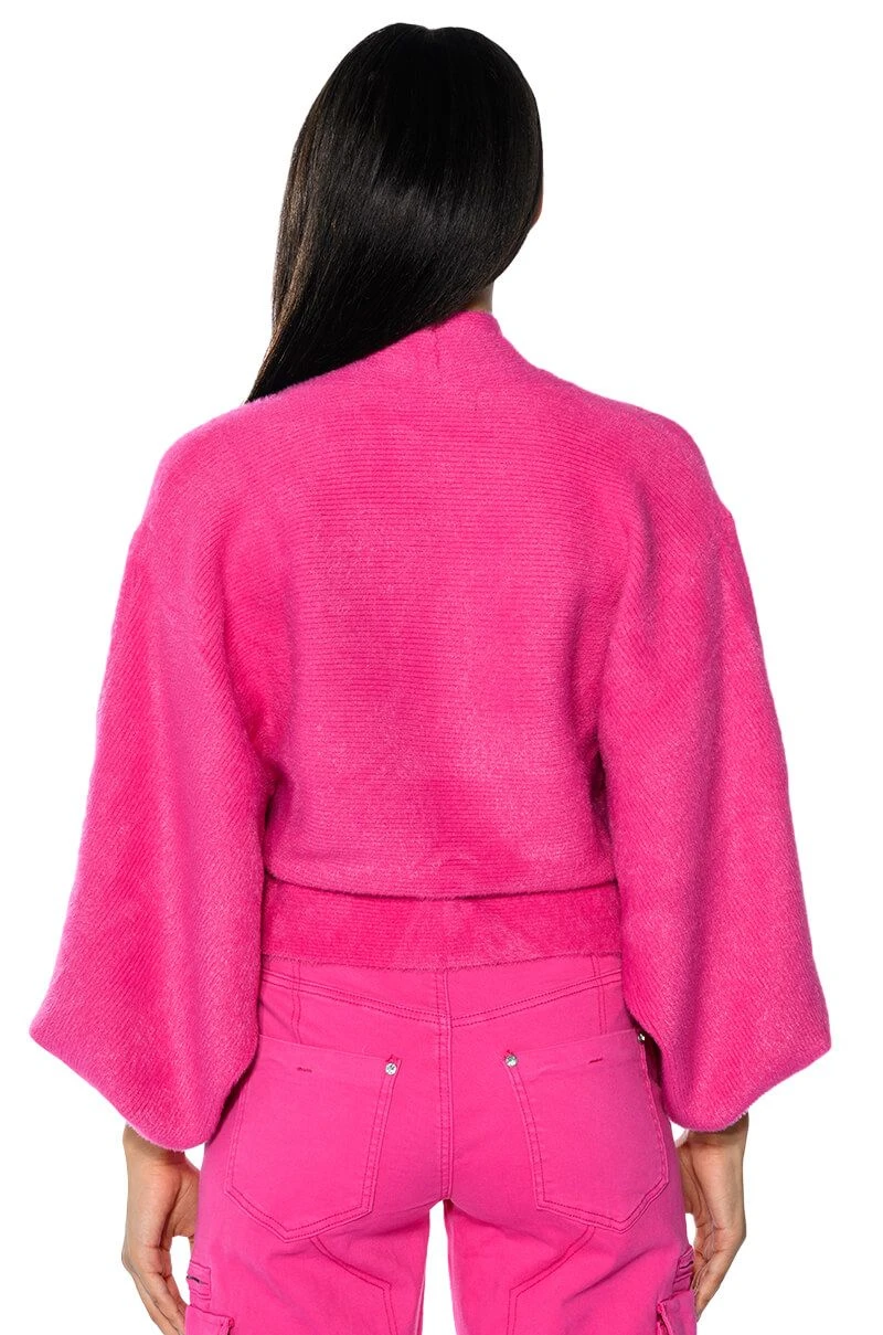 HONEY CROSS FRONT FUZZY SWEATER 8 HONEY CROSS FRONT FUZZY SWEATER - Image 6