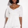 HONEY QUARTER SLEEVES ROMPER