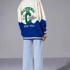 HONOR ROLL OVERSIZED CARDIGAN -helmut shop honor roll oversized cardigan ivory multi 4 4