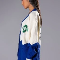 HONOR ROLL OVERSIZED CARDIGAN -helmut shop honor roll oversized cardigan ivory multi 5 5