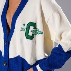 HONOR ROLL OVERSIZED CARDIGAN -helmut shop honor roll oversized cardigan ivory multi 7 7