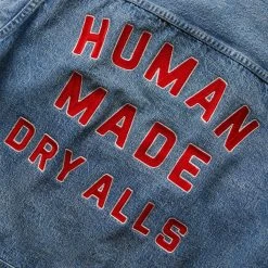 Human Made DENIM WORK JACKET -helmut shop humanmadeDENIMWORKJACKETINDIGOSHM24JK005 6