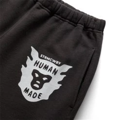 Human Made SWEAT PANTS -helmut shop humanmadeSWEATPANTSBLACKSHM24PT009 3