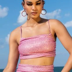 I AM ME VIC XXTRA SHINE RHINESTONE BANDEAU -helmut shop i am me vic xxtra shine rhinestone bandeau pink multi 2 2 c1