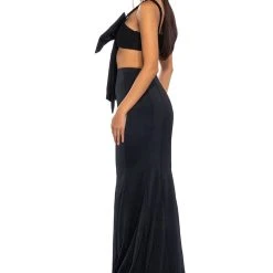I PUT A SPELL ON YOU FITTED MAXI SKIRT 15 I PUT A SPELL ON YOU FITTED MAXI SKIRT -helmut shop i put a spell on you fitted maxi skirt black 5 5
