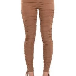 I WIN AGAIN STACKED LEGGINGS -helmut shop i win again stacked leggings brown 5 5
