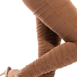 I WIN AGAIN STACKED LEGGINGS -helmut shop i win again stacked leggings brown 8 8