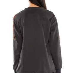 INTERGALACTIC GRAPHIC EMBELLISHED SWEATSHIRT -helmut shop intergalactic graphic embellished sweatshirt charcoal grey 6 6