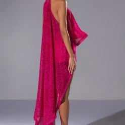 INTO THE WORLD HIGH LOW DRESSY TANK -helmut shop into the world high low dressy tank pink 3 3