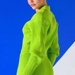 IRREPLACEABLE KNIT SHORT -helmut shop irreplaceable knit short lime 2 2