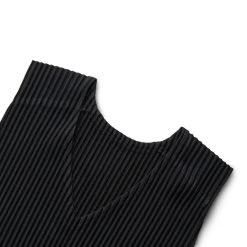 Homme Plissé Issey Miyake BASICS VEST -helmut shop isseymiyakeBASICSBLACK2HP36JE310 3