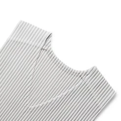 Homme Plissé Issey Miyake BASICS VEST -helmut shop isseymiyakeBASICSLIGHTGRAY2HP36JE310 3
