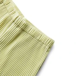 Homme Plissé Issey Miyake MC JANUARY PANTS -helmut shop isseymiyakeMCJANUARYBEIGEGREEN2HP36JF104 4