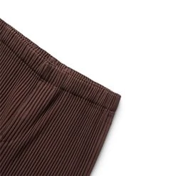 Homme Plissé Issey Miyake PLEATS BOTTOMS 3 -helmut shop isseymiyakePLEATSBOTTOMS3BURNTBROWN1HP28JF136 4