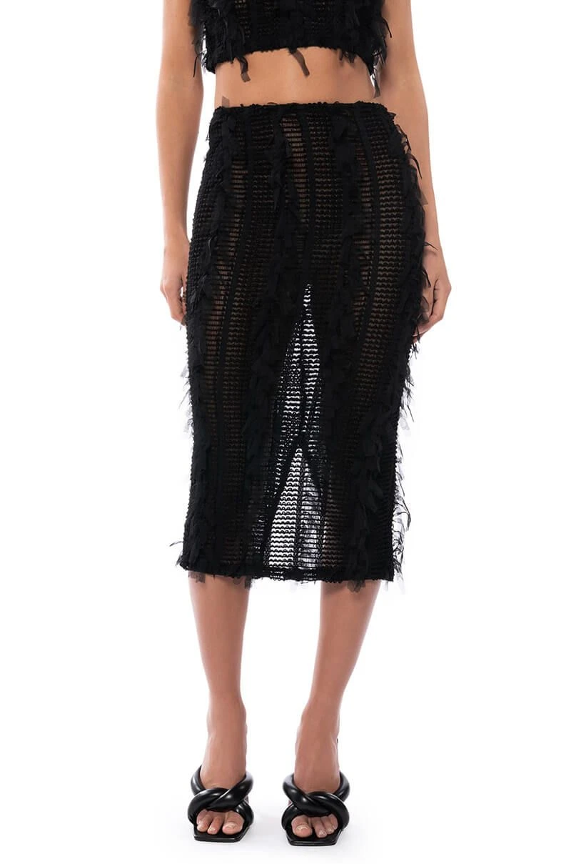 ITS A WRAP MACRAME MESH BODYCON MIDI SKIRT 3 ITS A WRAP MACRAME MESH BODYCON MIDI SKIRT