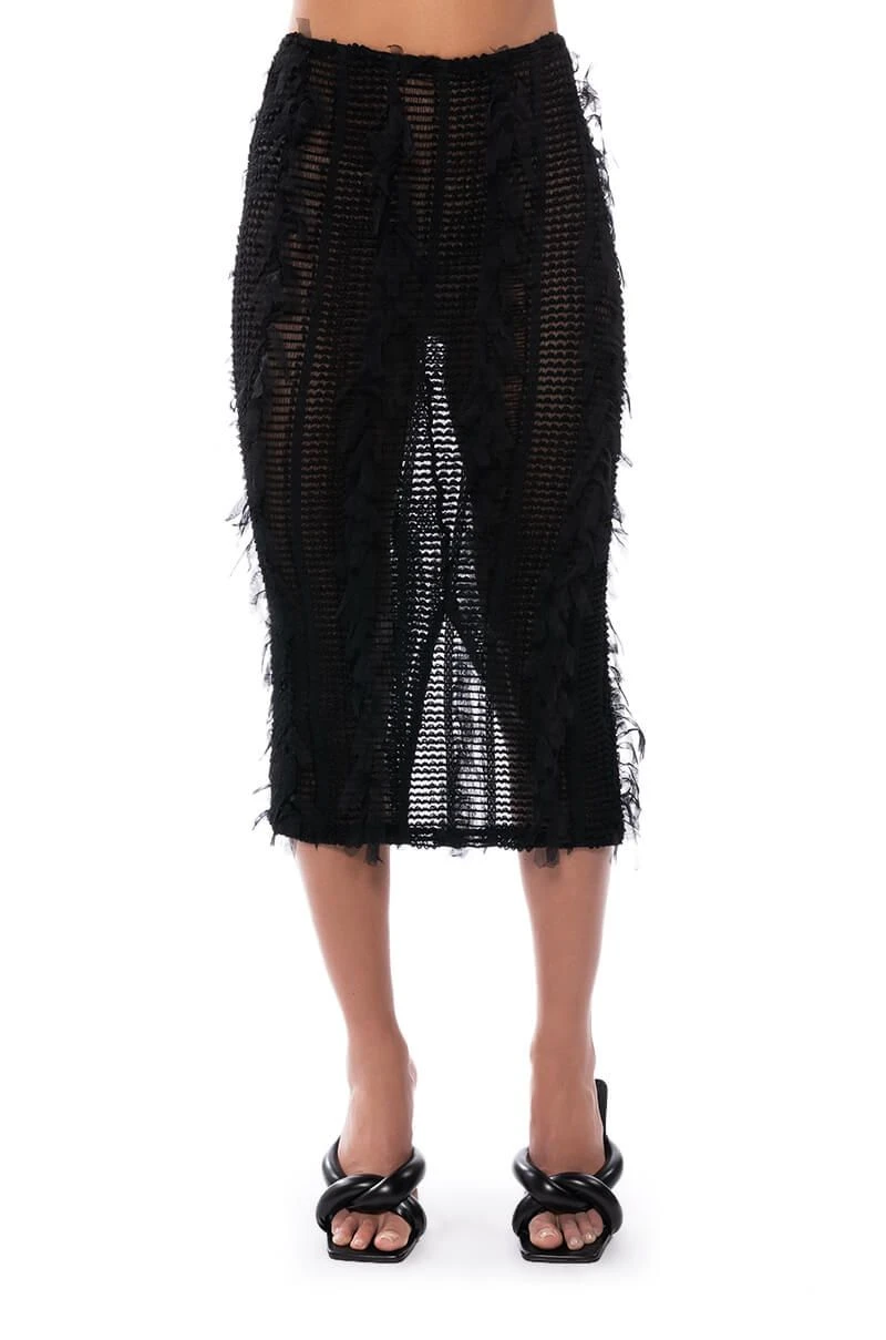 ITS A WRAP MACRAME MESH BODYCON MIDI SKIRT 7 ITS A WRAP MACRAME MESH BODYCON MIDI SKIRT - Image 5