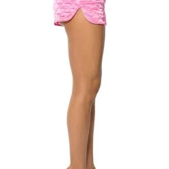 ITS GIVING QUILTED SPRING SHORTS IN PINK -helmut shop its giving quilted spring shorts in pink pink 7 7