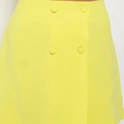 IT'S THE LOOK FOR ME MINI SKIRT -helmut shop its the look for me mini skirt lime 7 7