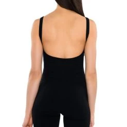 JENNA CLASSIC SCOOP BACK ROMPER 14 JENNA CLASSIC SCOOP BACK ROMPER -helmut shop jenna classic scoop back romper black 6 6